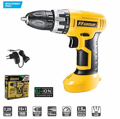 Δραπανοκατσάβιδο Μπαταρίας 7.2V 41313