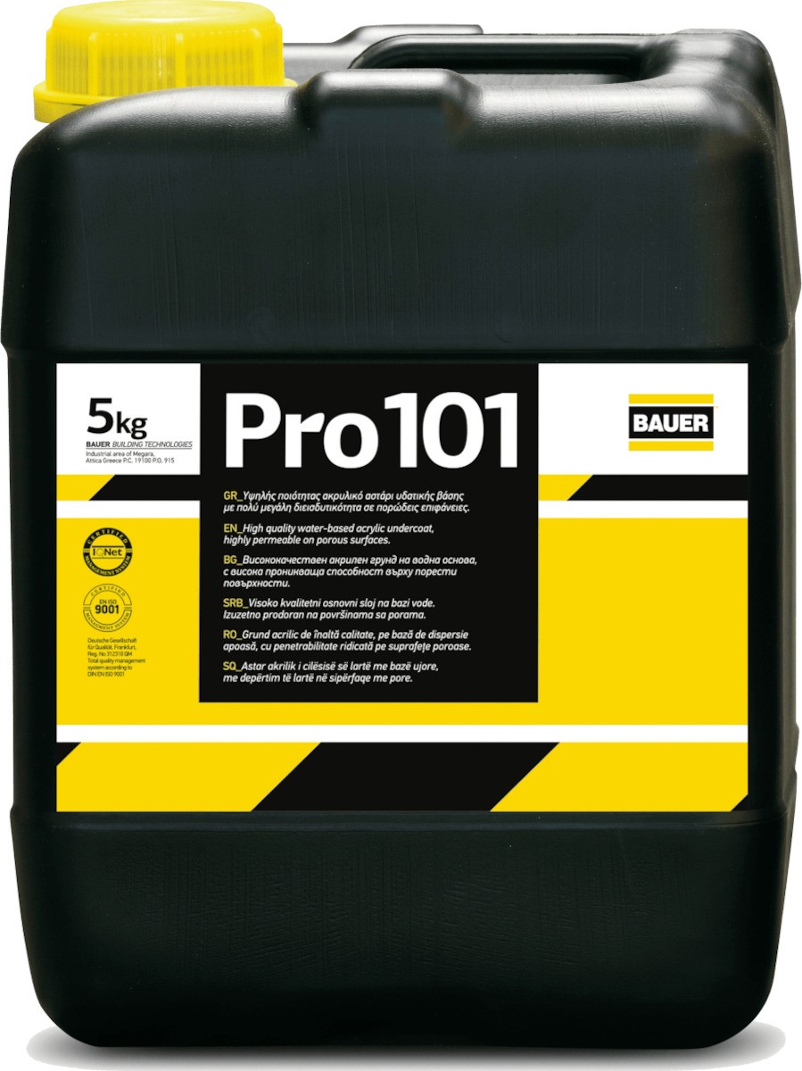 Pro 101 Αστάρι Προετοιμασίας Βαφών και Έγχρωμων Σοβάδων 5 kg
