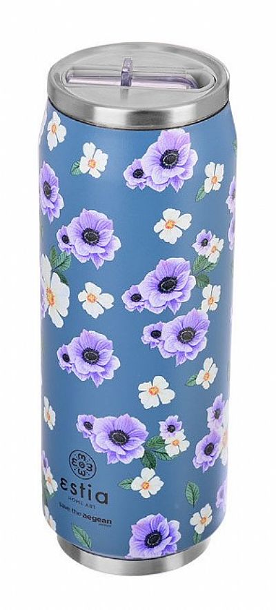 Estia Θερμός Travel Cup Save The Aegean 500ml Garden Blue