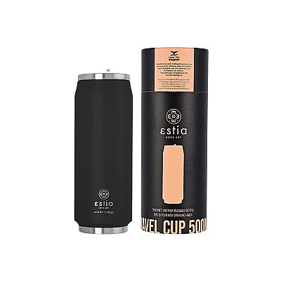 Estia Θερμός Travel Cup Save The Aegean 500ml Fjord Grey