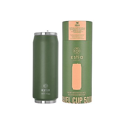 Estia Θερμός Travel Cup Save The Aegean 500ml Fjord Grey