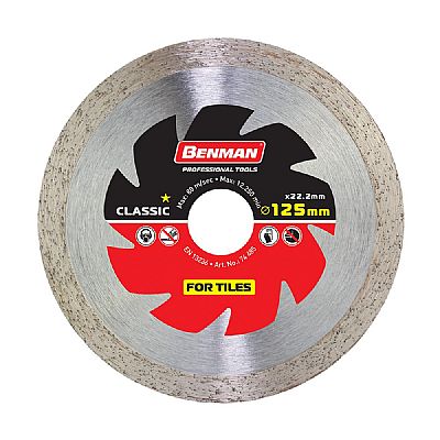 ΔΙΑΜΑΝΤΟΔΙΣΚΟΣ ΠΛΑΚΙΔΙΩΝ CLASSIC Ø125mm