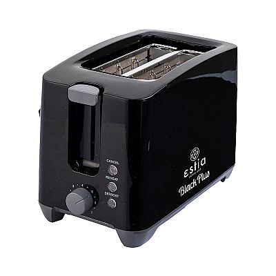 ΦΡΥΓΑΝΙΕΡΑ BLACK PLUS 2 ΘΕΣΕΩΝ ΜΕ 7 ΕΠΙΠΕΔΑ ΨΗΣΙΜΑΤΟΣ 750w ΜΑΥΡΗ