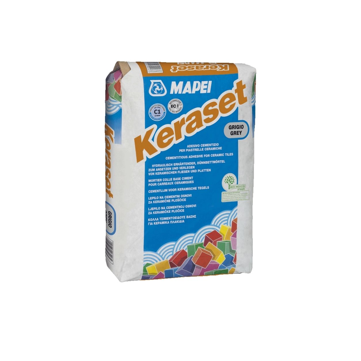 Keraset C1 Λευκή Κόλλα Πλακιδίων 25KG