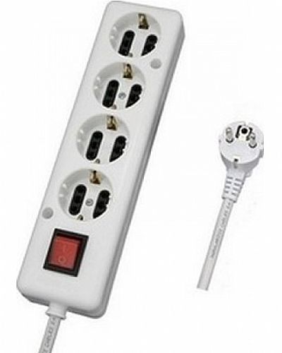 Πολύμπριζο 4 Θέσεων Με Διακόπτη 3m Καλώδιο (3x1.5)