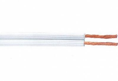ΚΑΛΩΔΙΟ ΕΥΚΑΜΠΤΟ PVC ΛΕΥΚΟ 2x0,75mm² / m