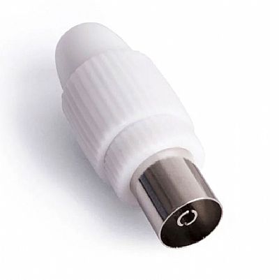 ΦΙΣ TV CONNECTOR ΘΗΛΥΚΟ ΛΕΥΚΟ 
