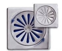 ΣΧΑΡΑΚΙ ΔΑΠΕΔΟΥ INOX ΑΣΦΑΛΕΙΑΣ ΤΕΤΡΑΓΩΝΟ Φ100mm